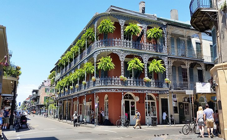 New Orleans French Quarter street view